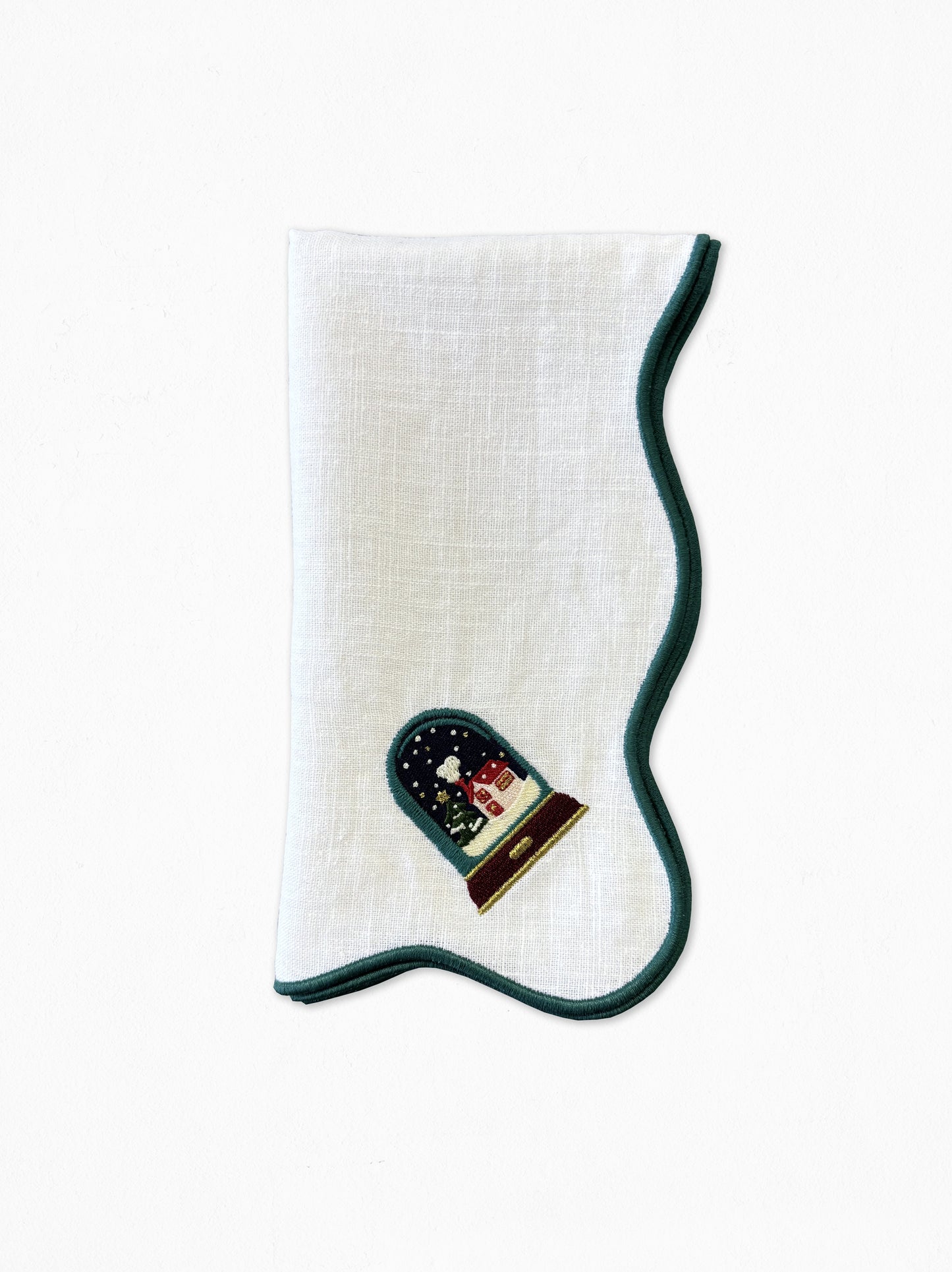 Guardanapo Ondulado Globo de Neve