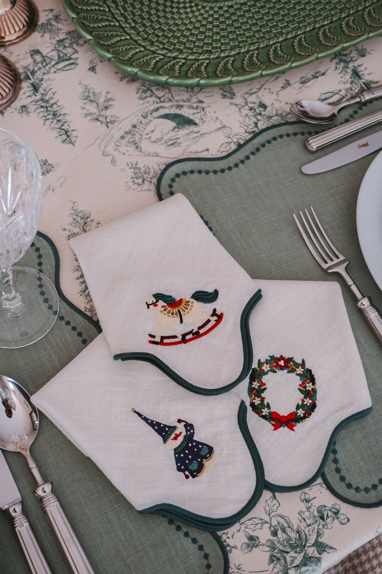 Guardanapos ondulados