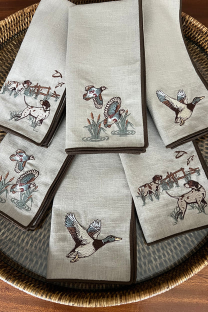 Conjunto British Countryside (6 Guardanapos)