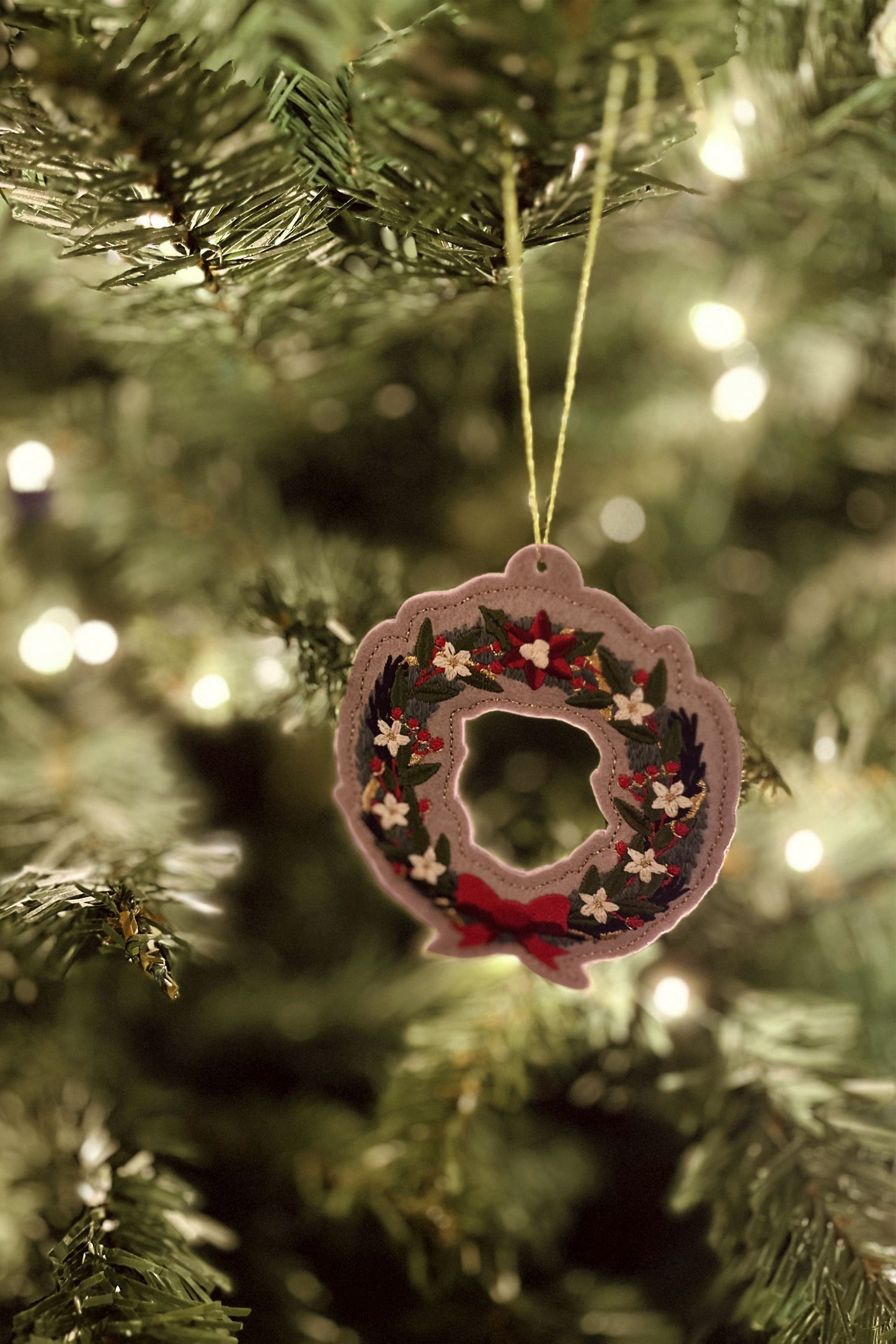 Enfeite Coroa de Natal