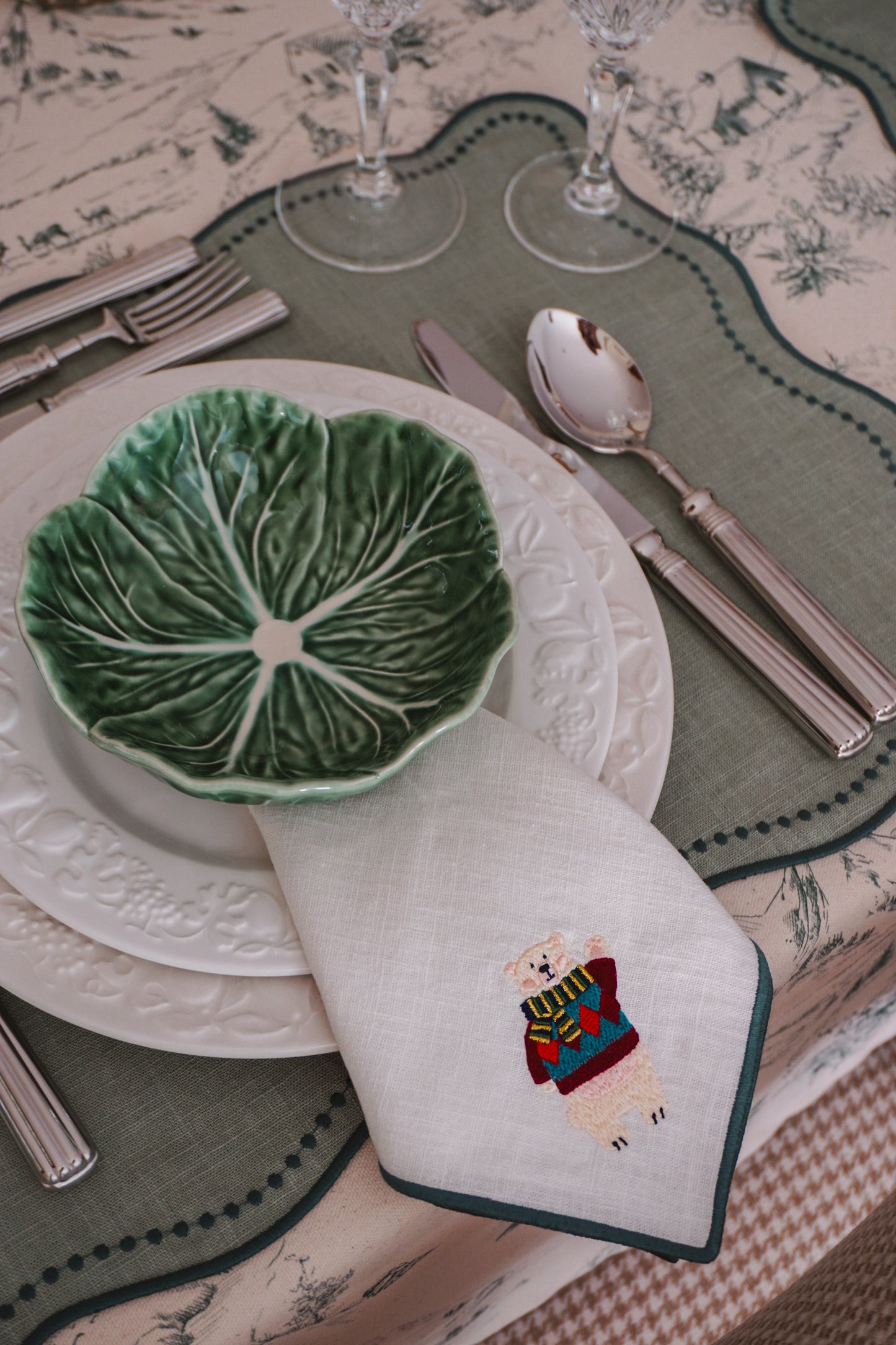 Conjunto 2: Guardanapos canto reto - 6 unidades