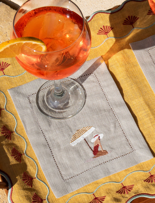 Brigitte Cocktail Napkin