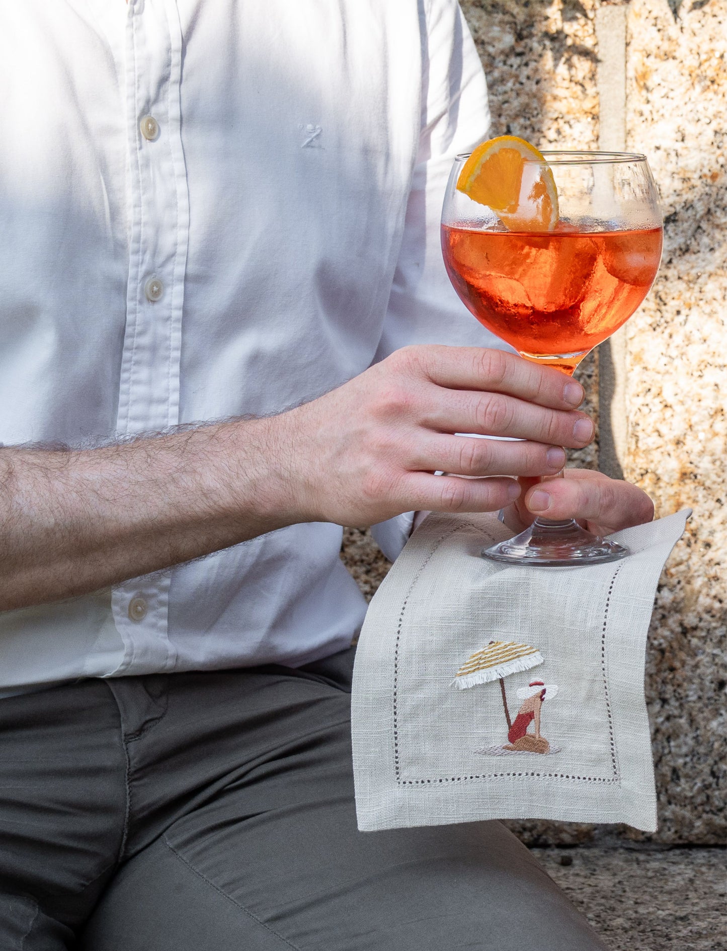 Brigitte Cocktail Napkin