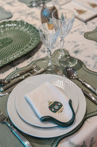 Conjunto 1: Guardanapos ondulados - 6 unidades