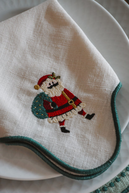 Guardanapo Ondulado Pai Natal