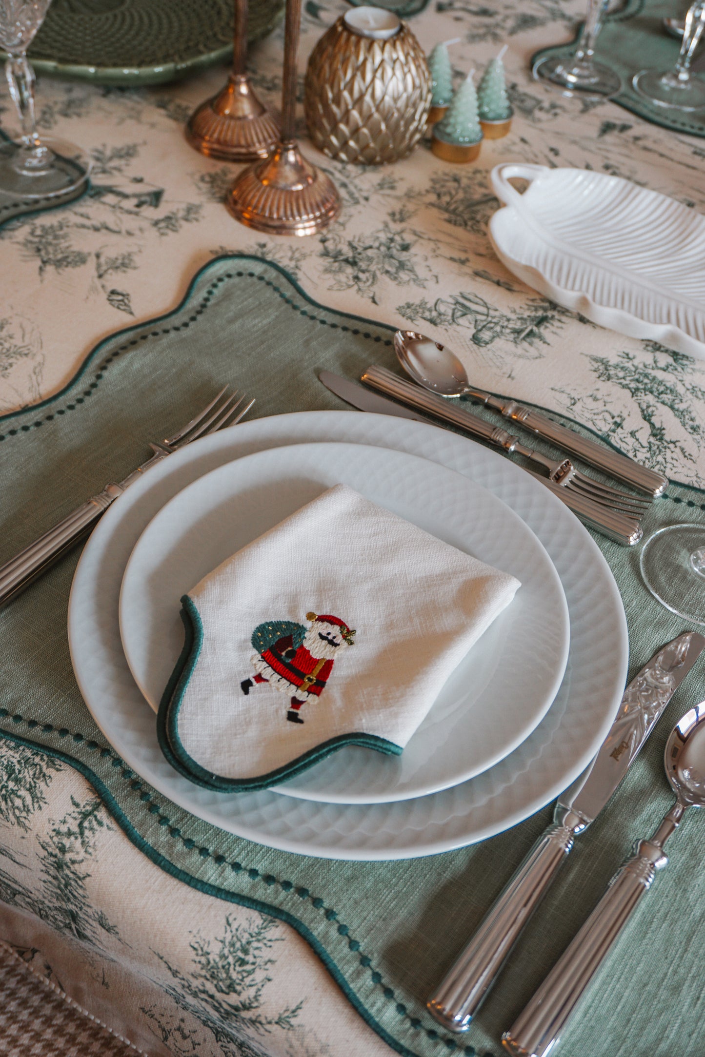 Guardanapo Ondulado Pai Natal