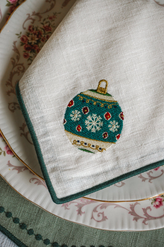 Guardanapo Bola de Natal