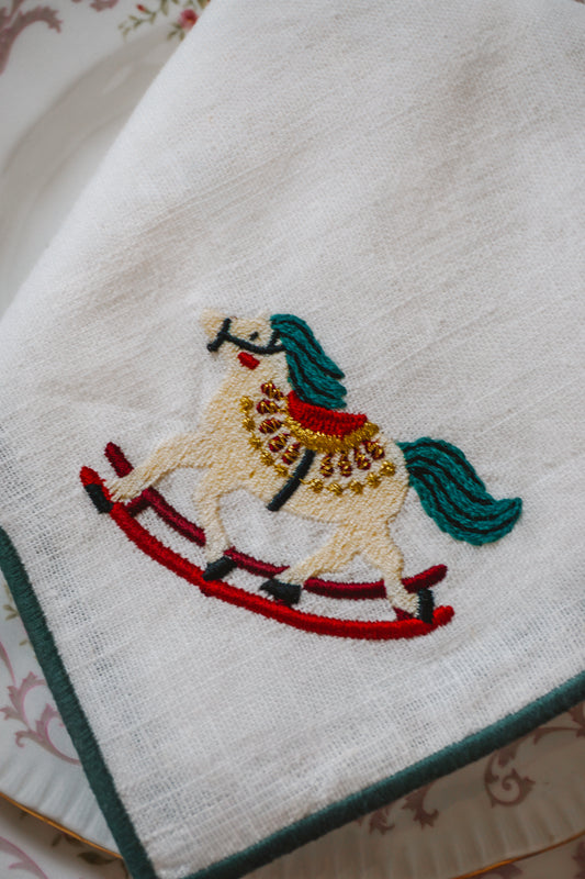 Guardanapo Cavalo de Baloiço