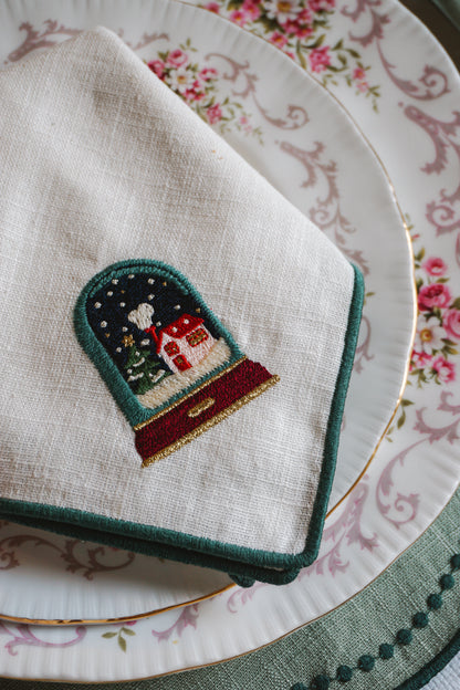 Conjunto 1: Guardanapos canto reto - 6 unidades