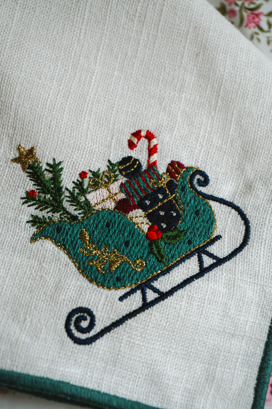 Guardanapo Trenó de Natal