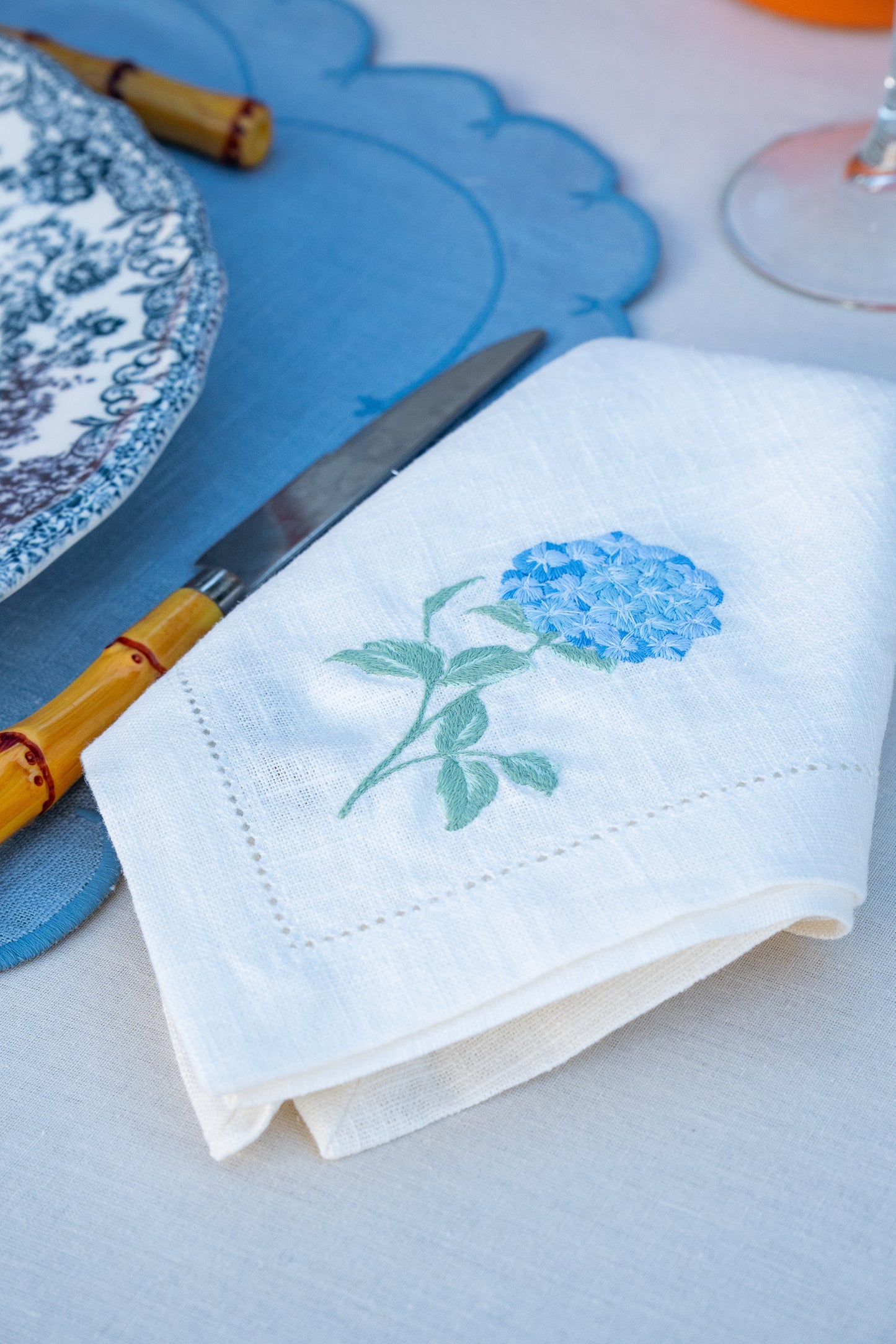 Hydrangea Napkin
