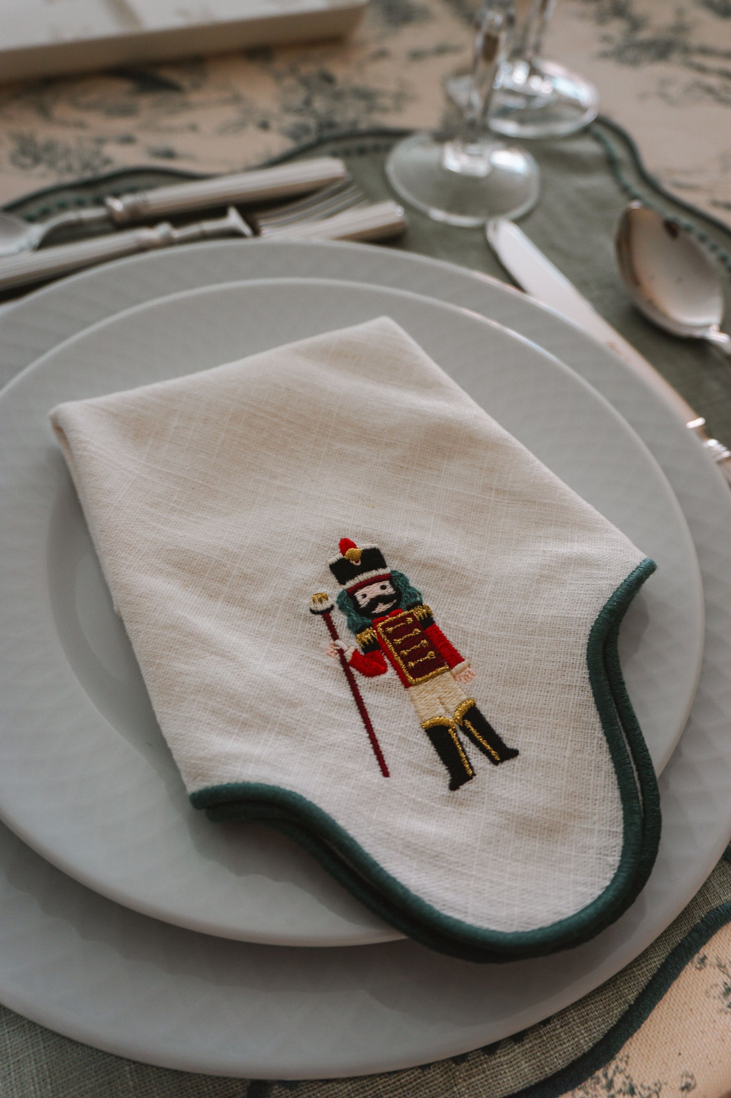 Conjunto 2: Guardanapos ondulados - 6 unidades