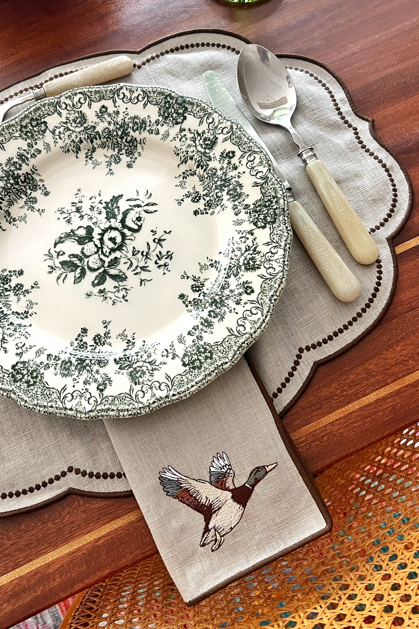 Conjunto British Countryside (6 Guardanapos)