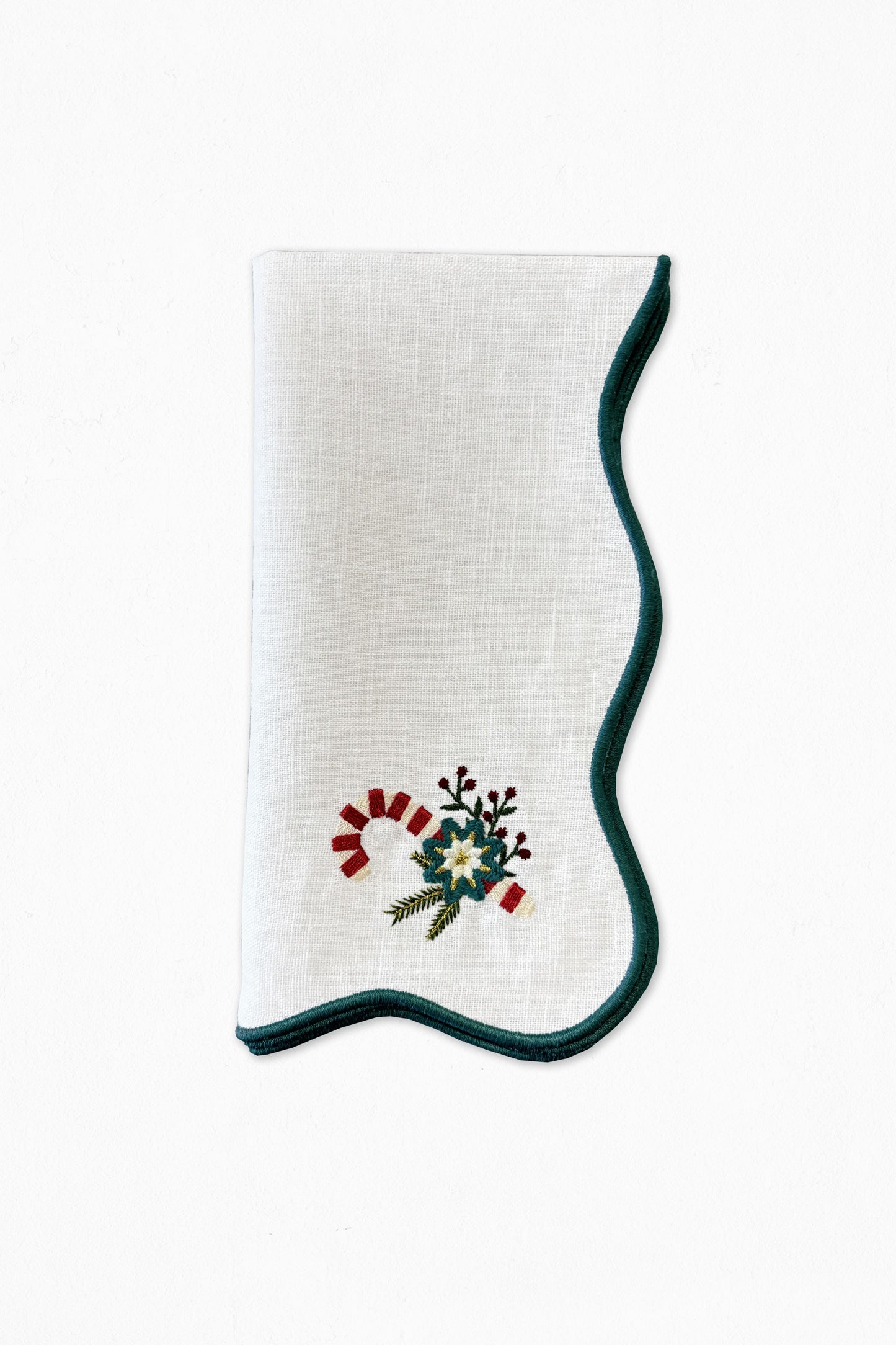 Guardanapo Ondulado Bengala de Natal