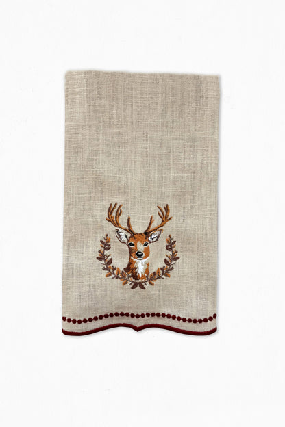 Conjunto Guardanapos ondulados Cervo - 6 unidades